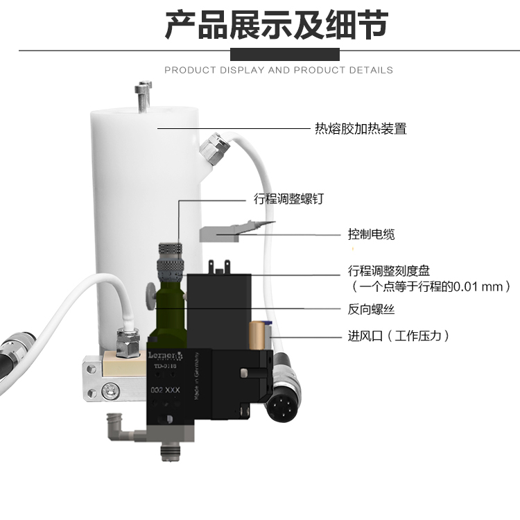 熱熔膠噴射（shè）閥 噴射閥結構（gòu）