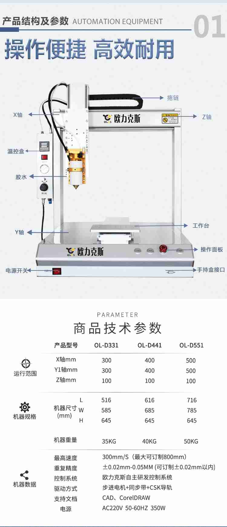 歐力克斯熱熔膠點膠機